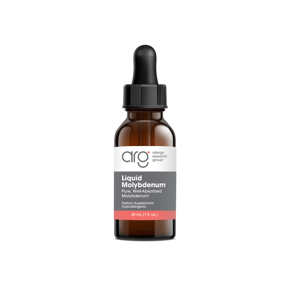 Liquid Molybdenum — Allergy Research Group product packaging