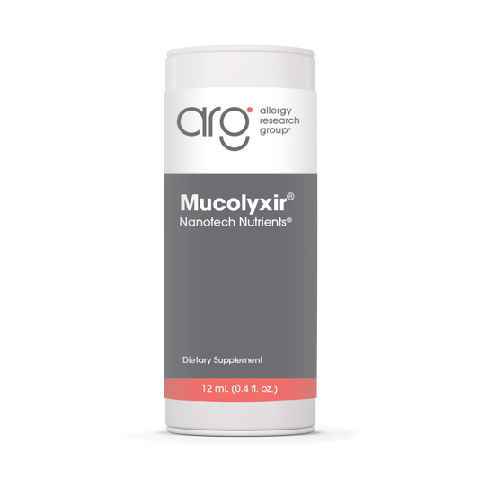 Mucolyxir® — Allergy Research Group product packaging