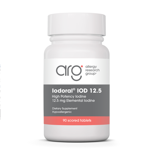 Allergy Research Group Iodoral 12.5 mg High Potency Iodine (Optimox Iodoral 12.5 mg) product packaging