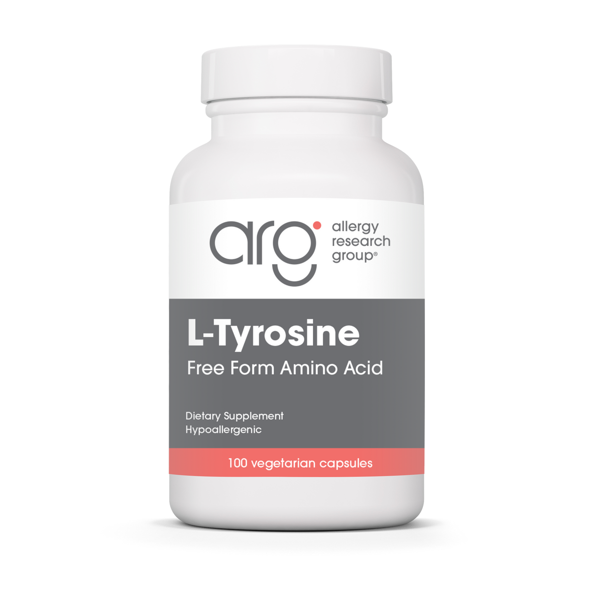 L-Tyrosine 500 mg — Allergy Research Group product packaging